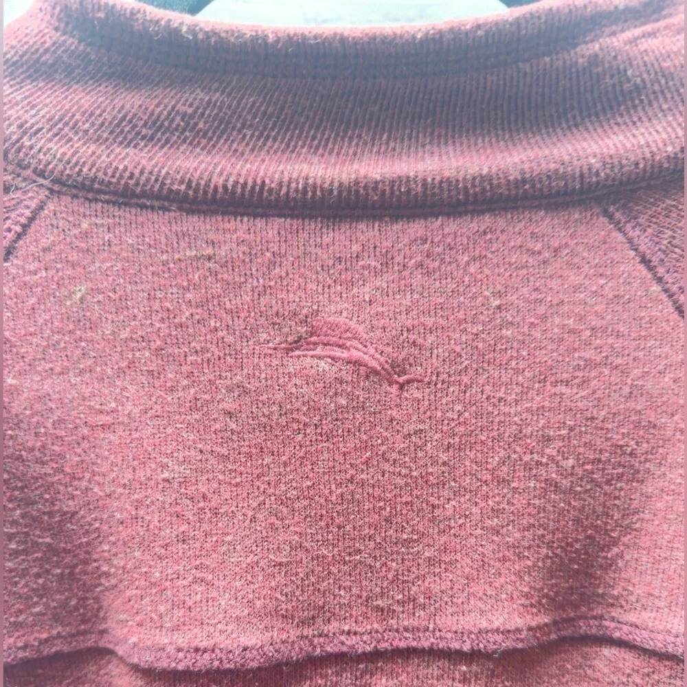 Burgundy/Brown reversible Tommy Bahama 1/4 Zip Men’s  Sweater